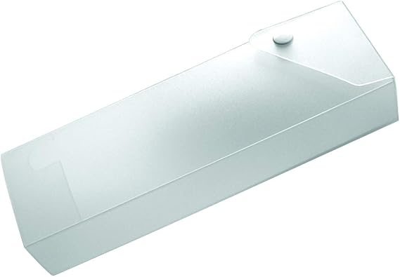 Alvin APC-C Pencil Case, Clear; For Storing Pencils, Rulers, Markers, Pens, and More; Safety Stop Pull-out Tray with Easy Snap Top; Durable Polypropylene Construction; Acid-free, Archival-quality