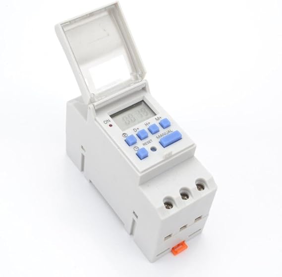 THC15A Programmer Relay Switch, 12V Digital Timer Programmable Timer with Timer and LCD Digital Screen