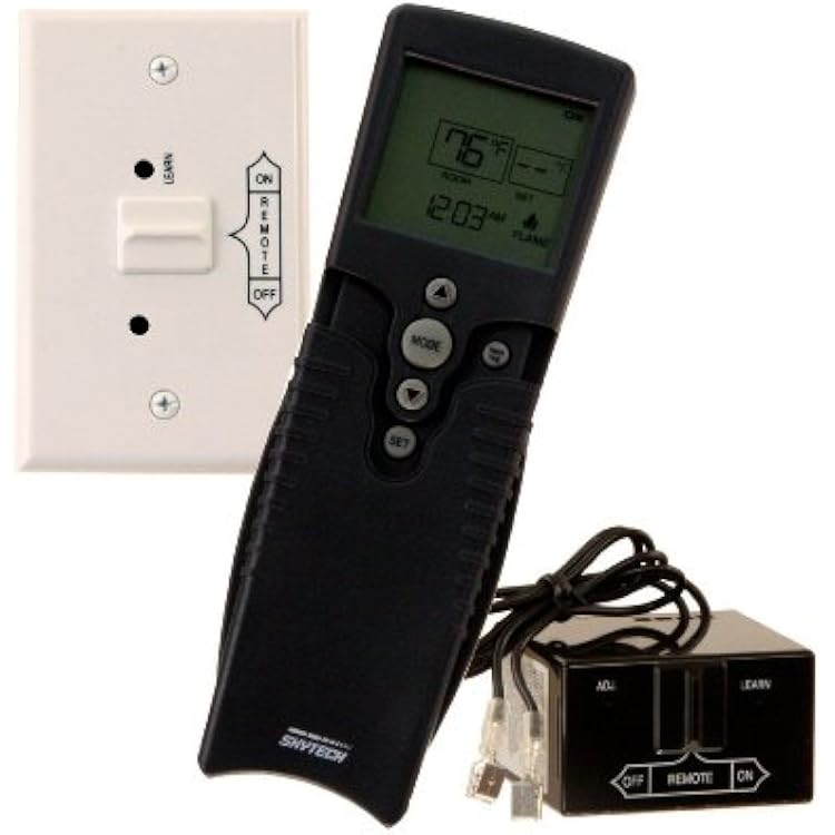 Skytech 9800323 SKY-3002 Fireplace Remote Control with TimerThermostat