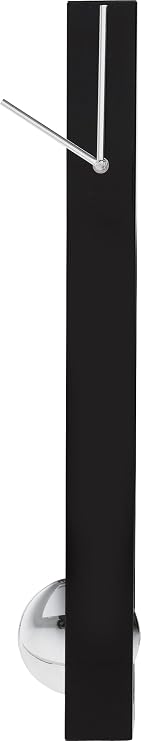 Kare Design Wall Clock Pendulum, Black, 65x6x6 cm, Modern, Home Decor