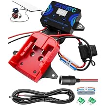 Upgrade Power Cable and Battery Adapter for Starlink Mini Compatible with Milwaukee M18 18V Battery, Starlink Mini Adapter Kit with Low Voltage Protector, Portable Power Kit with 6.56FT DC Power Cable