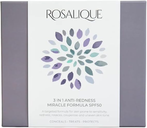 Rosalique Gift Set: The Ultimate Skincare Duo for Sensitive and Redness-Prone Skin (Rosalique 3 in 1 Anti-Redness Formula 30ml + Miracle Brush)