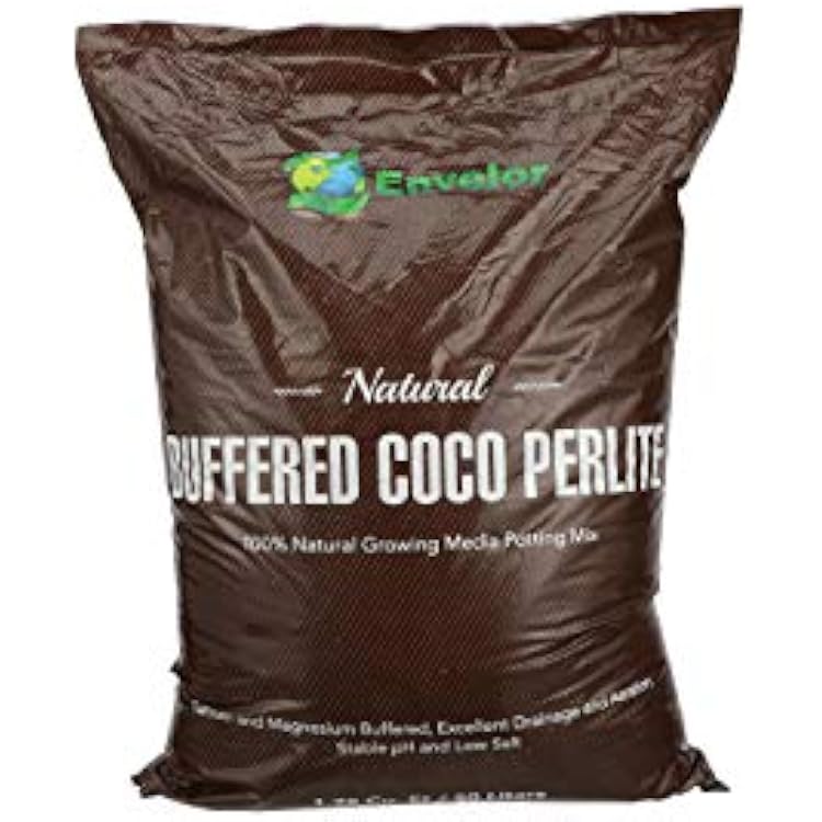 Potting Soil Mix 50 Liter Bag Envelor Indoor Plants Soil for Outdoor Plants 1.75 Cubic Feet Potting Mix Hydrated Coco Coir Perlite Mix Buffered Ready to Use Natural Plant Top Soil