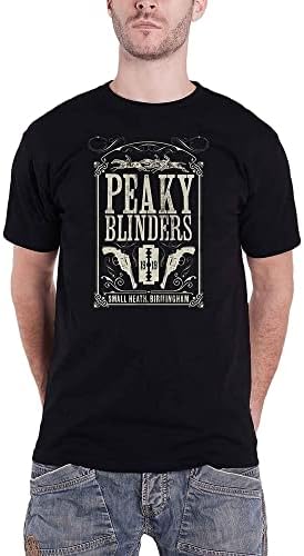 Peaky Blinders T Shirt Soundtrack 1919 Logo Official Mens Black Size XL