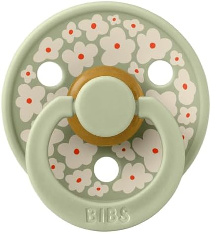 Bibs Studio Colour Jasmine Field Kauçuk Emzik/Sage 0-6 Ay