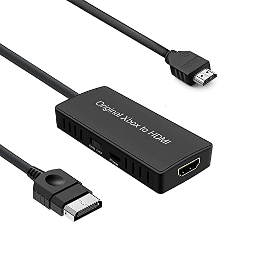 HD Link Cable for Original Xbox Original Xbox HDMI Converter Automatically Detects and Converts YPbPr Component Signal to 480i720p Output100% Improved Picture Quality
