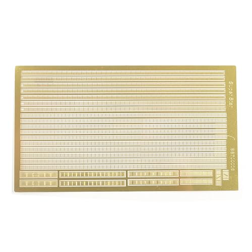 1700 Scale US Navy Ship Railings Etched Alloy Parts for Enhanced Detail Universal Fit for Model Ships and Military Model