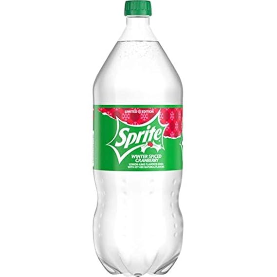 Sprite Winter Spiced Cranberry 2 Liter 3 Bottles
