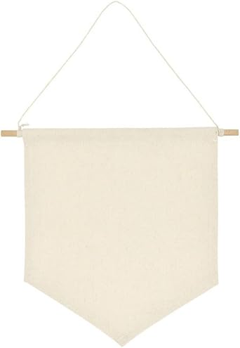 MagiDeal Enamel Pin Wall Display Banner - Organize and Display Your Enamel Pins, Buttons, Patches, Badges & Lapels Collections On Walls - Made of Organic Cotton Cloth. (Blank Canvas)