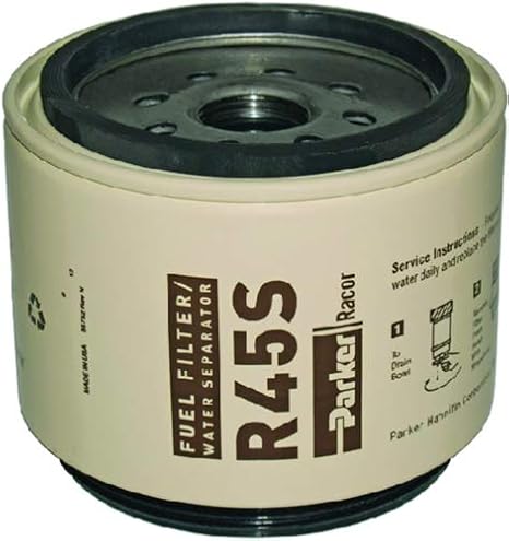 RACOR R45S 2 Micron Deisel Spin-On Filter
