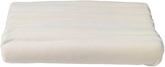 DMI Contour Memory Foam Pillow for Excellent Neck Support, Cervical Pillow, with Soft Cream Terry Cloth Cover