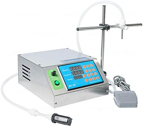 ZONEPACK Diaphragm Pump Liquid Filling Machine Semi-automatic Desktop Filler for Alcohol Juice Water Alcohol Beverage Perfume