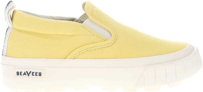 SEAVEES Womens Fairfax Lug Slip On Sneakers Shoes Casual - Yellow - Size 7.5 M
