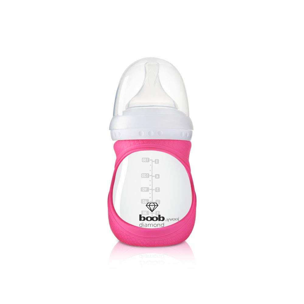 Joovy Boob Diamond 5oz with Pink Sleeve