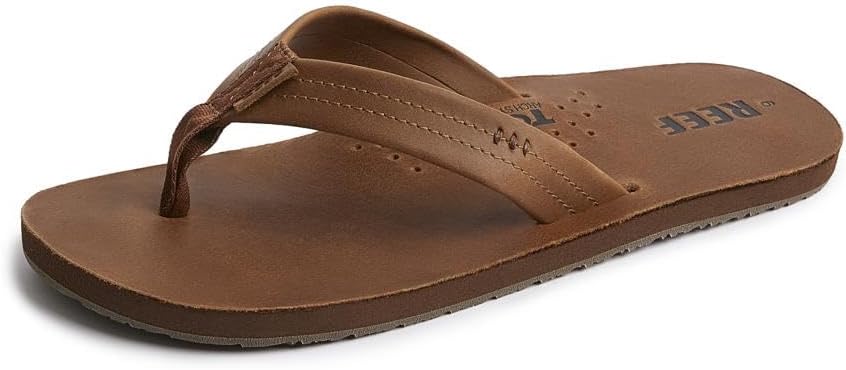 Reef Mens REEF DRAFTSMEN BRONZE BROWN Flip-Flops