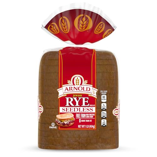 Bread Seedless Real Jewish Rye, 16 oz Pack of 2 Loaves