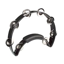 RhythmTech RT1210 Solo Tambourine, Black