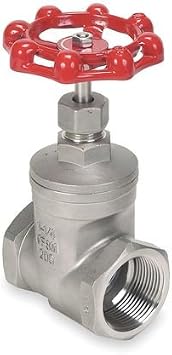 Gate Valve, Class 200, 1/2 In, 316 SS