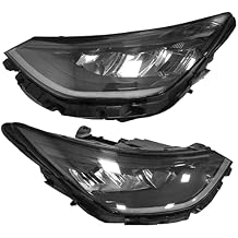 LED Headlights Compatible With 20-22 HYUNDAI SONATA Headlight Left Driver and Right Passenger Side Headlamps Assembly Replacement Factory Front Headlights 92101L0100 92102L0100