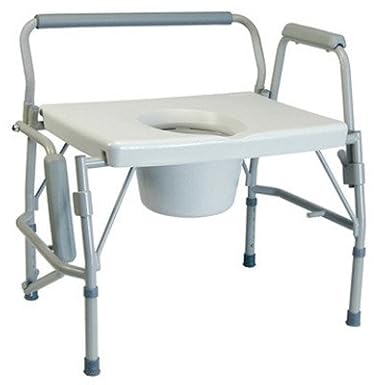 Imperial Collection 3-in-1 Steel Drop ARM BARIATRIC Commode