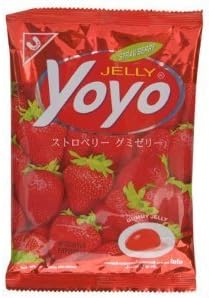 Jelly Yoyo Gummy Strawberry 80 G. Thailand Product