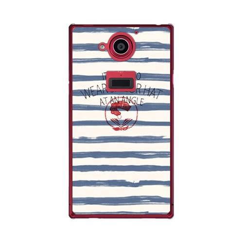 SECOND SKIN Marine Border Blue Clear  for AQUOS ZETA SH-03Gdocomo DSH03G-PCCL-298-Y360