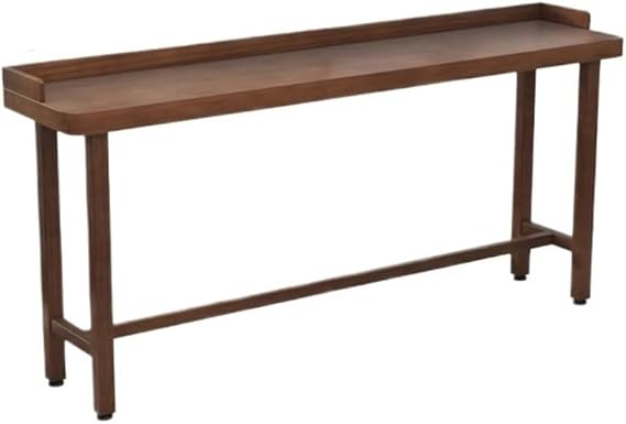 Bar Table Simple Pine Bar Table Counter Height Rectangular High Top Table for Kitchen & Dining, Living Room Pub Table(XL)
