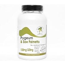 Pygeum 100mg & Saw Palmetto 320mg Standardized Extract ~ 200 Capsules - No Additives ~ Naturetition Supplements