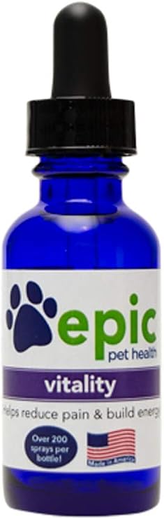 Vitality - Natural, Electrolyte, Odorless Pet Supplement that Maintains Excellent Health and Improves Healthy When Needed (Dropper, 1 Ounce)