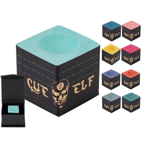 Cube Pool Cue Chalk Technology Billiard Pool Stick Chalk for Professional Low Deflection, Durable, Reduces Miscues-1pc