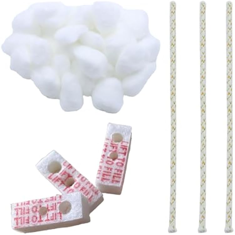 Lighter Repair Kit, Universal Lighter Replacement Parts Repair Kit Pack for Petrol Gas Fluid Lighter, Including Cotton, Cotton Felt Pad and Rubber Felt Pad