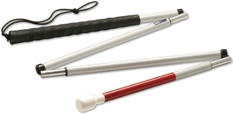 Ambutech 4-Sec. Folding Graphite Cane-Marsh-56-in