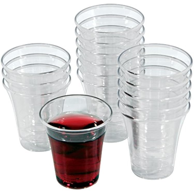 Kingdom BPA Free Plastic Communion Cups 1000 Count, Plastic Disposable Cup Fits Standard Holy Communion Trays
