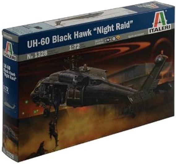 Italeri 1328S 1: 72 - UH-60/Mh-60 Black Hawk 'Night Raid'