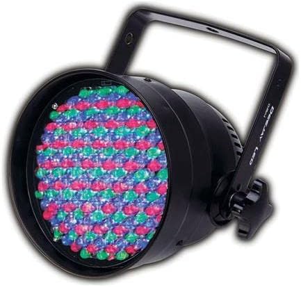 DEEJAY LED DJ154 20-Watt LED Par Can with 5 Channels DMX Intelligent Lighting Control with 151 Extra Bright 10mm LEDs (RED: 50, Green: 51, Blue: 50) DMX-512 Protocol