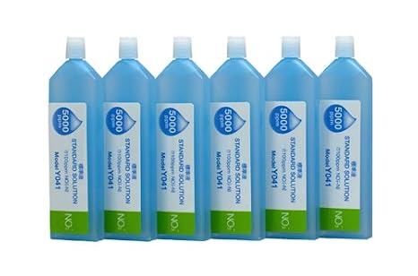 HORIBA Y041 Nitrate Ion Standard Solution 5000ppm for LAQUAtwin NO3-11 (Bottle of 6)