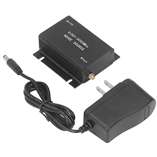 Broadband Noise Source Generator - DC 12V, 0.0013000MHZ Versatile RF and Microbillow Testing Tool with Stable SMA Output for Engineers and Hobbyists US Plug