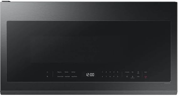 Samsung ME21DG6300MT 2.1 Cu. Ft. Matte Black Steel Over-the-Range Smart Microwave