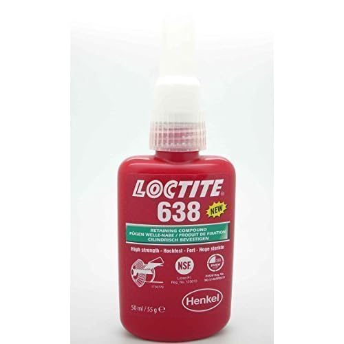 Genuine Loctite 638 x 50ml Maximum Strength Retaining Compound
