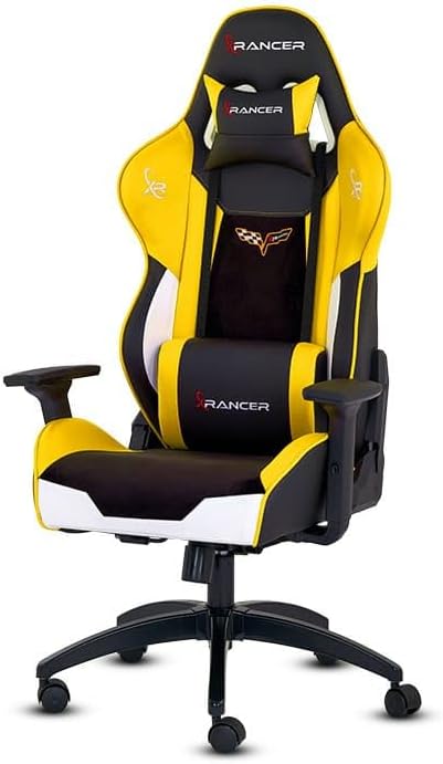 XRANCER, PREMIO Serisi Profesyonel Oyuncu Koltuğu, Ergonomik Tasarım, 180 Derece Ayarlanabilir Sırt Açısı, Kaliteli Sünger, 130kg Taşıma Kapasiteli Oyuncu Sandalyesi (Sarı)