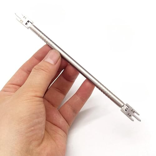 Dental Orthodontic Bracket Positioning Height Wick Gauge High Precision Bracket Positioner Dental Ortho Instrument Tool 1 Piece Adjustable A2.0-3.52.5-3.0