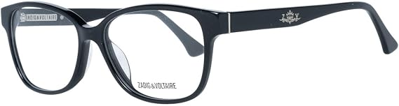 Zadig & Voltaire Black Unisex Optical Frames