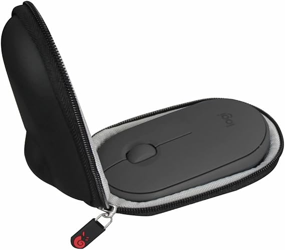 Hermitshell Travel Case for Logitech Pebble Mouse 2 M350s Slim Bluetooth Wireless Mouse (Black)
