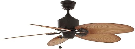 Hampton Bay Lillycrest 52" Indoor/Outdoor Aged Bronze Ceiling Fan - Model # 32711