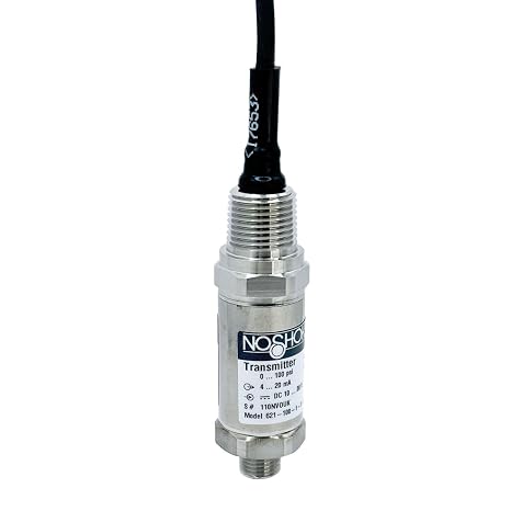 NOSHOK Explosion-Proof Pressure Transmitter, 0 psig to 3000 psig, 0.25% Accuracy (BFSL), 4 mA to 20 mA Output, 1/2 NPT Male, 1/2 NPT Conduit with 6 ft Cable Attached