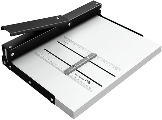 A3 Manual Creaser, Paper Creasing Machine, Creasing Width 351mm, Depth 0.8mm, Indentation Thickness 450g, Magnetic Positioning Baffle, High-Precision Scale, for Greeting Cards Booklets Photo