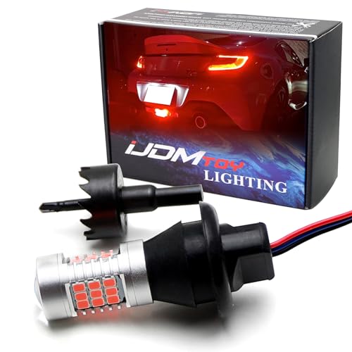 iJDMTOY Super Red JDM Rear Fog LED Lighting Kit Compatible with Subaru 2022-up BRZ; Compatible with Toyota 2022-up GR86 Retrofit Required