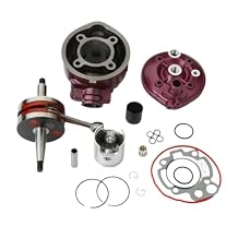 Cylinder Kit And Crankshaft 90cc Compatible With TX 50 Supermoto 2-Stroke AM6 Minarelli Engine