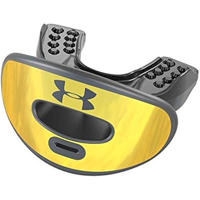 Under Armour Lip Gaurd for Football, Football Mouth Guard With Strap, Football Mouthpiece, Full Mouth Protection, Football Mouth Guard for Braces, Lip Guard Mouth Piece, Adult and Youth Mouth Guards