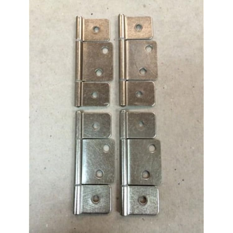 Mobile Home Parts 4 New Interior Door Hinges Stainless Steel- Nickel 1
